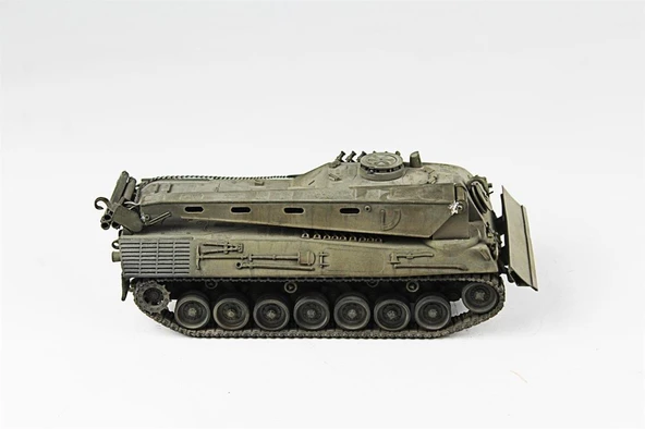 QD236 1/35 Ölçek, Bergepanzer II, Scratch, Sergilemeye Hazır Plastik Tank Maketi - Resim 6