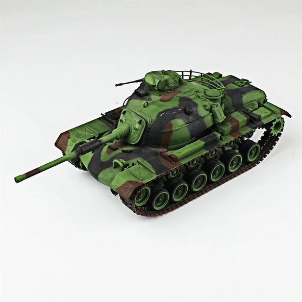 QD200 1/35 Ölçek, M48A5T1, Hobbytime, Sergilemeye Hazır Plastik Tank Maketi - Resim 2