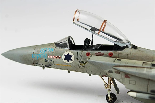 QD005 1/72 Ölçek, F-15D BAZ Sergilemeye Hazır Plastik Uçak Maketi - 8