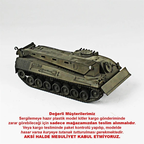 QD236 1/35 Ölçek, Bergepanzer II, Scratch, Sergilemeye Hazır Plastik Tank Maketi ürün görseli