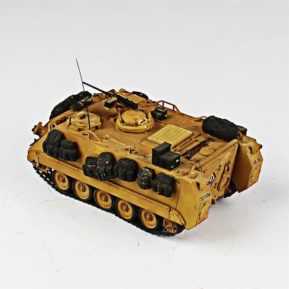 QD229 1/35 Ölçek, M113A2 12,7 mm. Kuleli, Tamiya, Sergilemeye Hazır Plastik Tank Maketi - Resim 3