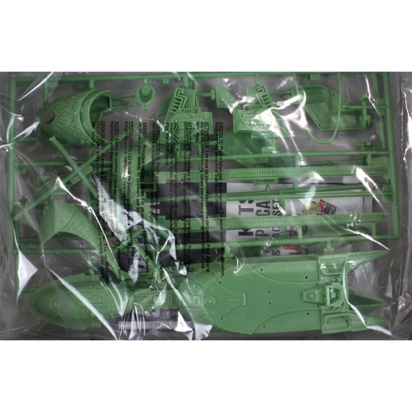 AMT 949 1/350 Ölçek, Star Trek Klingon BirdofPrey Uzay Aracı, Plastik Model kiti - Resim 5