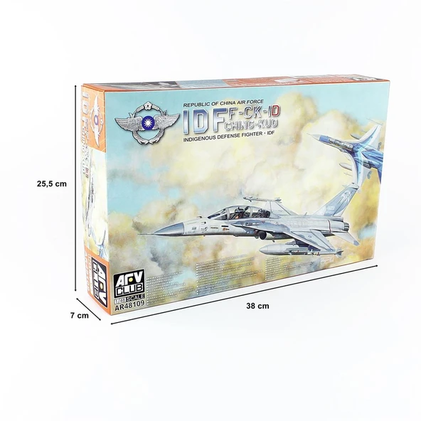 AFV Club AR48109 1/48 Ölçek, IDF F-CK-1D (Double Seat) Savaş Uçağı, Plastik Model kiti - Resim 5