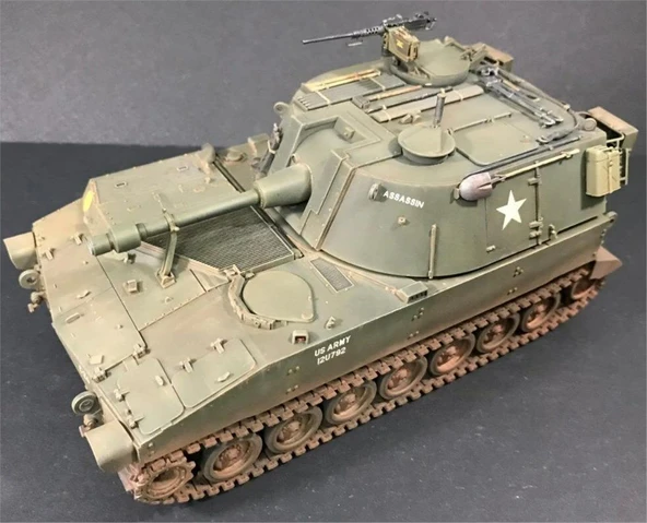 AFV Club AF35108 1/35 Ölçek, M108 105mm Kundağı Motorlu Tankı, Plastik Model kiti - Resim 3