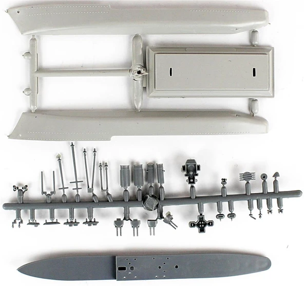 Mistercraft S095 1/600 HMS (Sikht) Zırhlı Gemi Plastik Model Kiti - Resim 3