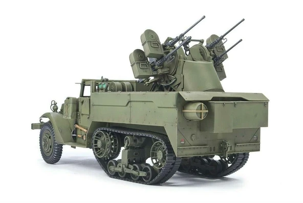 AFV Club AF35203 1/35 Ölçek, M16 Yarı Paletli Uçaksavar, Plastik Model kiti - Resim 4