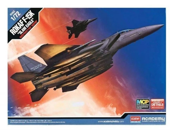Academy 12554 1/72 Ölçek, ROKAF F-15K Slam Eagle Savaş Uçağı, Plastik Model kiti ürün görseli