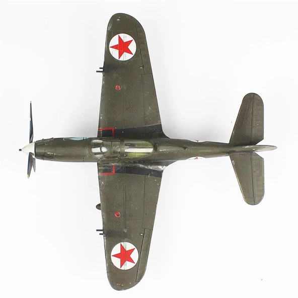 QD098 1/48 Ölçek, P-39A Aircobra Sergilemeye Hazır Plastik Uçak Maketi - Resim 5