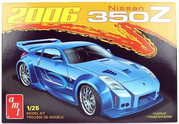 AMT 1220M 1/25 Ölçek, 2006 Nissan 350Z 2T, Plastik Araba Maketi ürün görseli