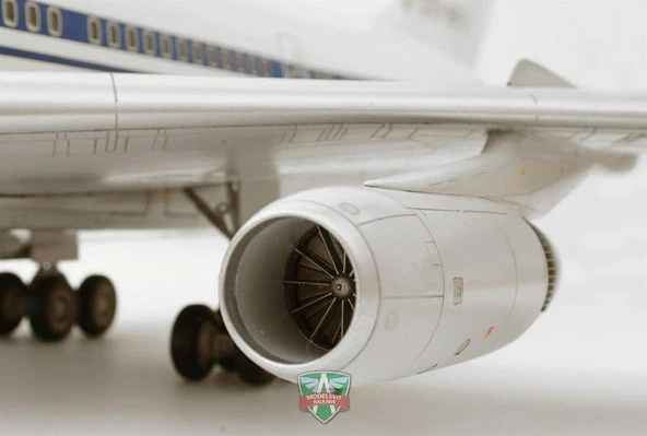 Modelsvit MSVIT7205 1/72 Ölçek, IL-86 Wide-Body Airliner Yolcu Uçağı, Plastik Model kiti - Resim 4