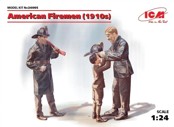 ICM 24005 1/24 Ölçek, American Firemen 1910s 3 figures ürün görseli