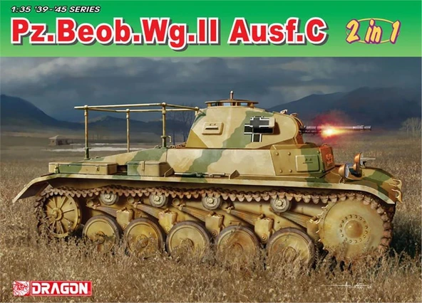 Dragon 6812 1/35 Ölçek, Pz.Beob.Wg.II Ausf.A-C Tank Plastik Model Kiti ürün görseli
