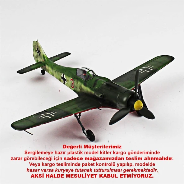 QD041 1/48 Ölçek, Focke-Wulf 190 D-9 Sergilemeye Hazır Plastik Uçak Maketi ürün görseli