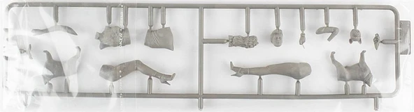 MasterBox 24015 1/24 Ölçek, Pin-Up A-Short Serisi 1, Plastik Figür Kiti - Resim 2