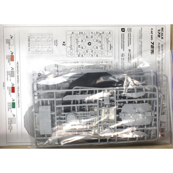 Modelsvit AAM7215 1/72 Ölçek, S-125 NEVA Hava Savunma Sistemi, Plastik Model kiti - Resim 2