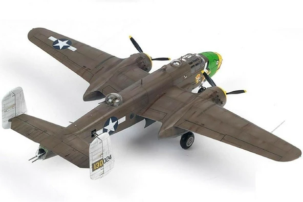 Academy 12328 1/48 Ölçek, USAAF B-25D (Pacific Theatre) Savaş Uçağı, Plastik Model kiti - Resim 4