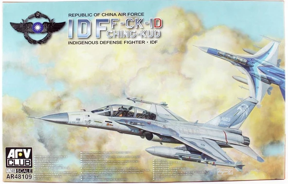 AFV Club AR48109 1/48 Ölçek, IDF F-CK-1D (Double Seat) Savaş Uçağı, Plastik Model kiti ürün görseli