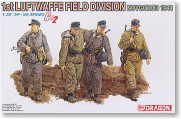 Dragon 6274 1/35 Ölçek, 1.Luftwaffe Piyade Tümeni (Novgorod 1944) Asker Figürleri  Plastik Model Kiti ürün görseli 1