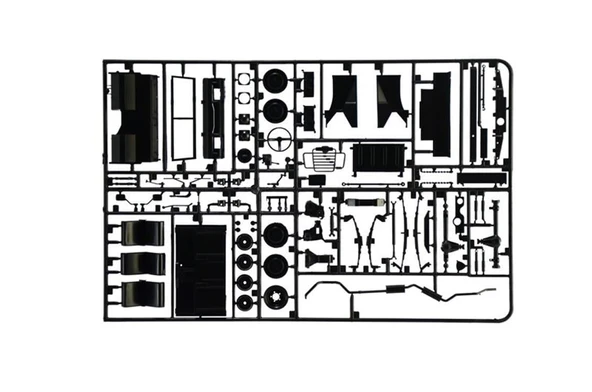 Italeri 3660S 1/24 Ölçek, Land Rover İtfaiye Aracı, Plastik Model kiti - Resim 5