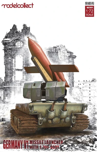 Model Collect UA72071 1/72 Ölçek, Germany WWII V1 Missile launcher with