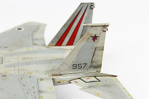 QD005 1/72 Ölçek, F-15D BAZ Sergilemeye Hazır Plastik Uçak Maketi - 7