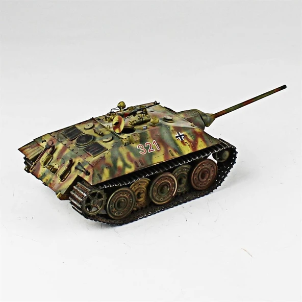 QD246 1/35 Ölçek, Hetzer, Tamiya, Sergilemeye Hazır Plastik Tank Maketi - Resim 4