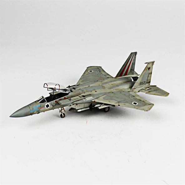 QD005 1/72 Ölçek, F-15D BAZ Sergilemeye Hazır Plastik Uçak Maketi - 2