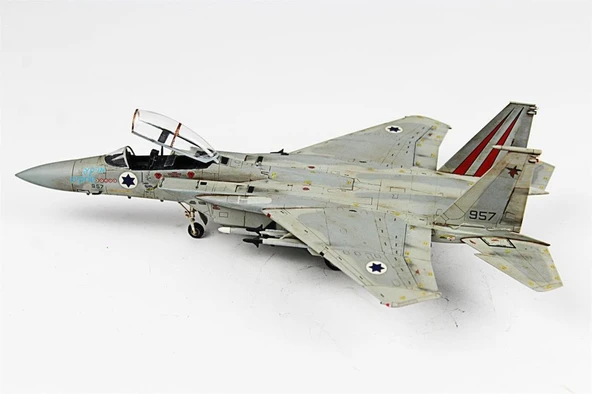 QD005 1/72 Ölçek, F-15D BAZ Sergilemeye Hazır Plastik Uçak Maketi - 6