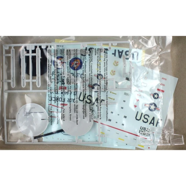 AMT 953 1/48 Ölçek, Star Trek F104 Starfighter Uzay Aracı, Plastik Model kiti - Resim 5