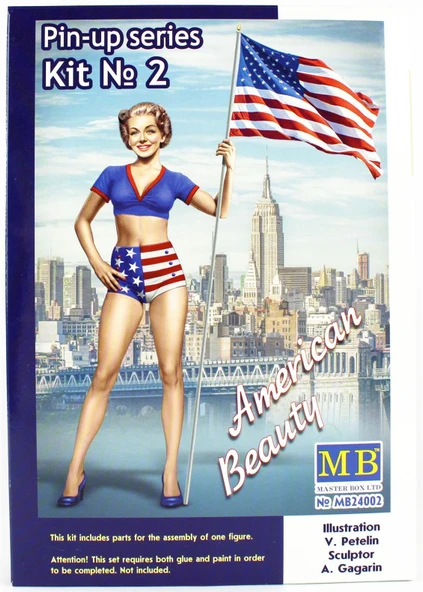 MasterBox 24002 1/24 Ölçek, Pin-Up Serisi 2, Betty, Plastik Figür Kiti ürün görseli