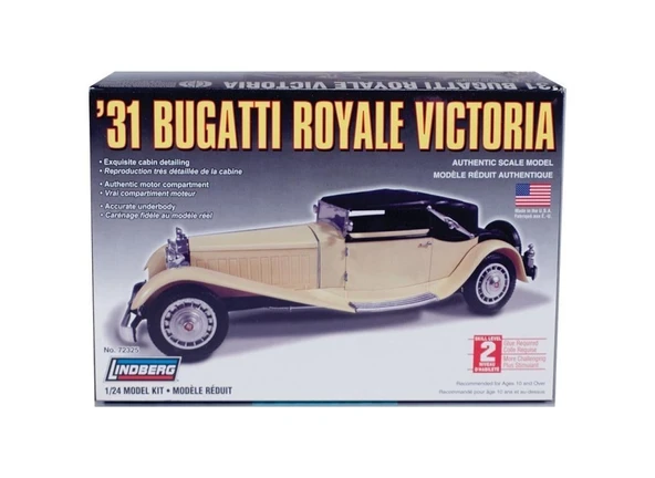 Lindberg 72325 1/25 Ölçek, 1931 Bugattı Royal Victoria ürün görseli