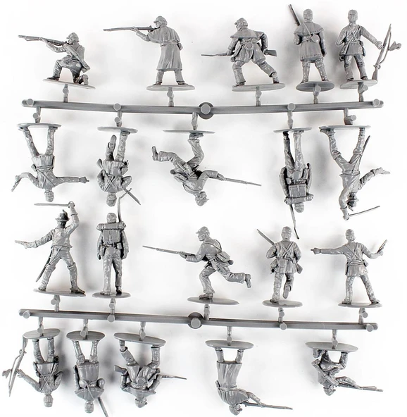 IMEX 1/72 Ölçek, Amerikan Konfederasyon Askerleri - Resim 2