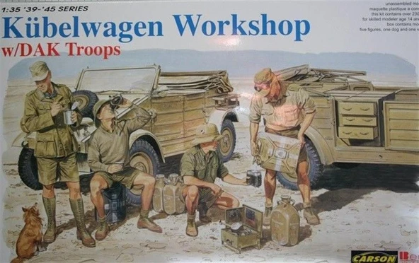 Dragon 6338 1/35 Ölçek, Kübelwagen Workshop Personel Taşıyıcı Plastik Model Kiti ürün görseli 1