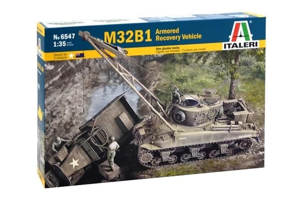 Italeri 6547S 1/35 Ölçek, M32B1 Zırhlı Kurtarma Aracı, Plastik Model kiti ürün görseli