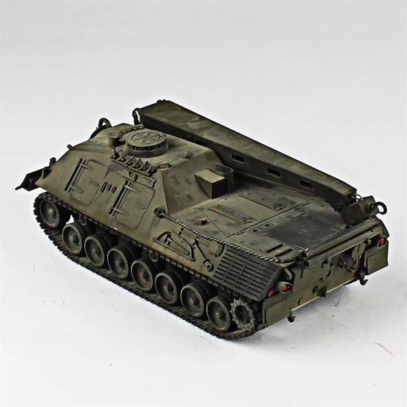 QD236 1/35 Ölçek, Bergepanzer II, Scratch, Sergilemeye Hazır Plastik Tank Maketi - Resim 3