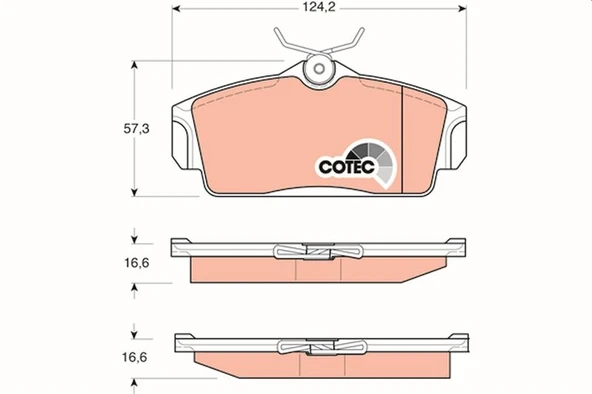 TRW GDB3168 ÖN BALATA PRIMERA P11 1.6 2.0 96/12.02 ALMERA 1.5 1.8 00 >1.5DCİ 2.2DCİ 03 > 410602F525-410602F526-WVA23093 ürün görseli 1