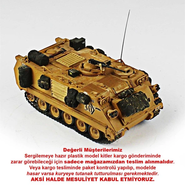 QD229 1/35 Ölçek, M113A2 12,7 mm. Kuleli, Tamiya, Sergilemeye Hazır Plastik Tank Maketi ürün görseli