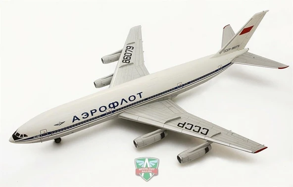 Modelsvit MSVIT7205 1/72 Ölçek, IL-86 Wide-Body Airliner Yolcu Uçağı, Plastik Model kiti - Resim 3