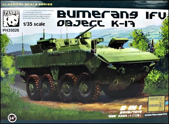 Panda Hobby 35026 1/35 Ölçek, BTR VPK-7829 Bumerang Amfibik Askeri Araç, Plastik Model kiti ürün görseli