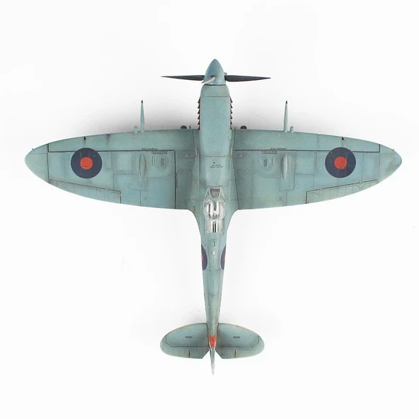 QD043 1/48 Ölçek, Spitfire  Sergilemeye Hazır Plastik Uçak Maketi - Resim 4