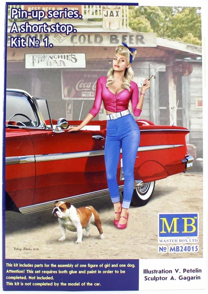 MasterBox 24015 1/24 Ölçek, Pin-Up A-Short Serisi 1, Plastik Figür Kiti ürün görseli