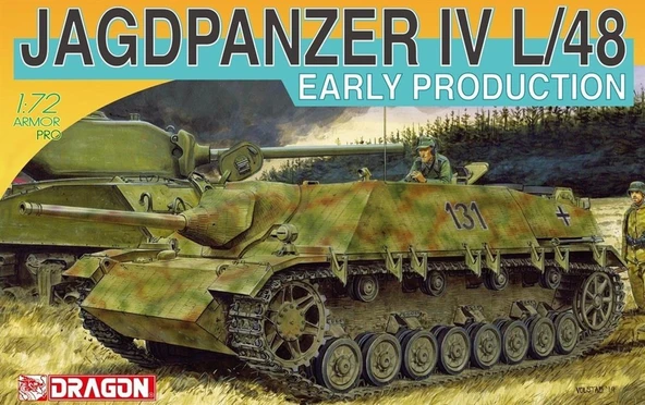 Dragon 7276 1/72 Ölçek, Jagdpanzer IV l/48 Erken Dönem Tank Avcısı Plastik Model Kiti ürün görseli