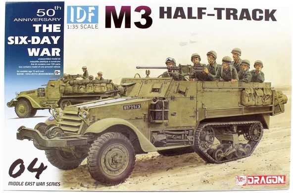 Dragon 3569 1/35 Ölçek, IDF M3 Yarı Paletli Personel Taşıyıcı Plastik Model Kiti ürün görseli
