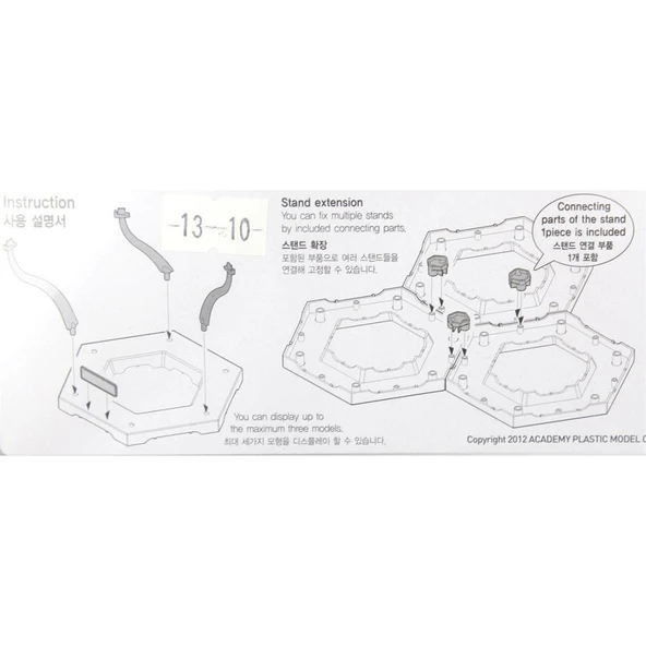 Academy 15065, Plastik Uçak Standı - Resim 3