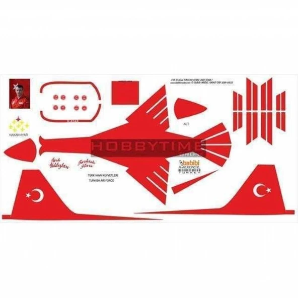Babibi DBT01033 1/48 Ölçek, NF-5A, Türk Yıldızları 2008-1, Dekal Çıkartma ürün görseli 1