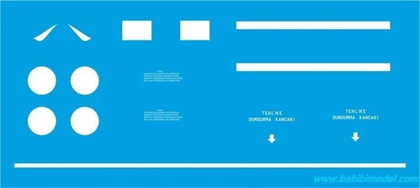 Babibi DBT01116 1/72 Ölçek, F-4, Şahin Son 72, Dekal Çıkartma - Resim 2