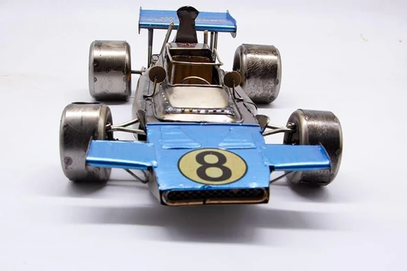 C1605 DEKORATİF METAL YARIŞ ARABASI BİBLO - 5