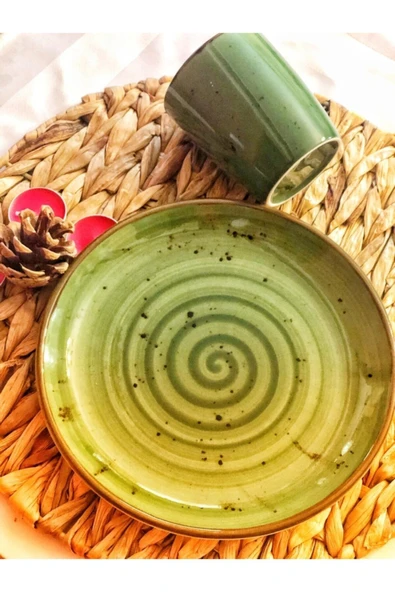 Joy Pasta Tabağı Ve Kulpsuz Bardak Takımı - 2