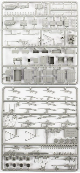 Italeri 0407S 1/35 Ölçek, Silahlar ve Mühimmatlar, Plastik Model kiti - Resim 2