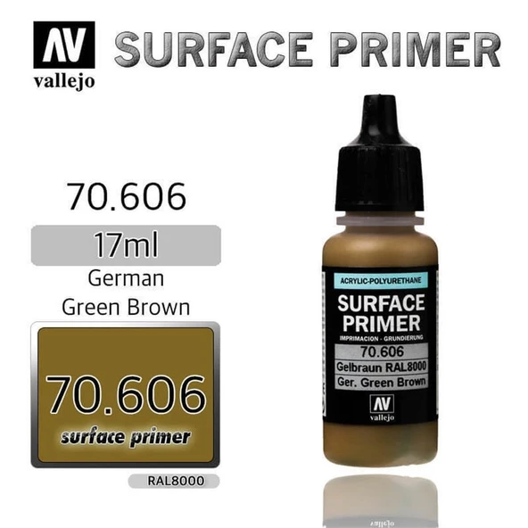 Vallejo 70606 18 ml. Ger. Green Brown, Astar Model Boyası ürün görseli 1